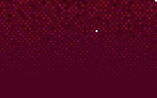 Bannière Vectorielle Rouge Foncé Avec Cercles Sphères Des Endroits Abstraits — Image vectorielle