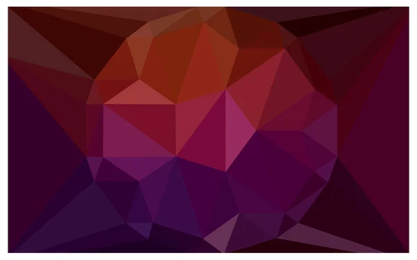 Illustration Polygonale Vectorielle Rouge Foncé Composée Triangles Avec Une Pierre — Image vectorielle