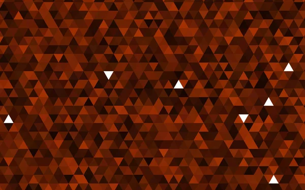 Темно Оранжевый Векторный Многоугольный Шаблон Творческая Иллюстрация Полутоновом Стиле Градиентом — стоковый вектор