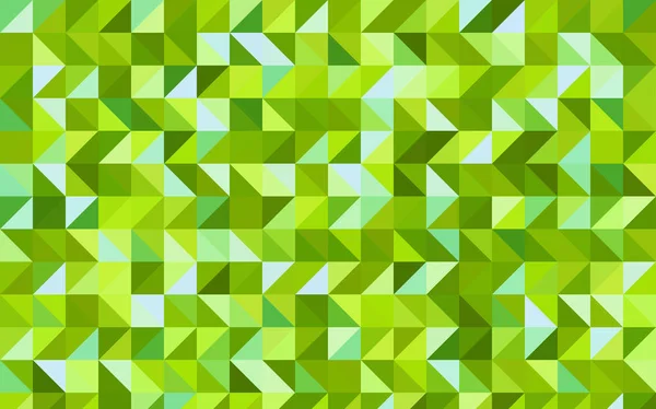 Hellgrüne Gelb Leuchtende Dreieckige Vektor Vorlage Glitzernde Abstrakte Illustration Mit — Stockvektor
