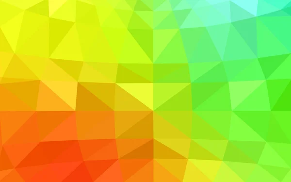 Ljus Multicolor Vector Låg Poly Crystal Bakgrund Polygon Designmönster Låg — Stock vektor