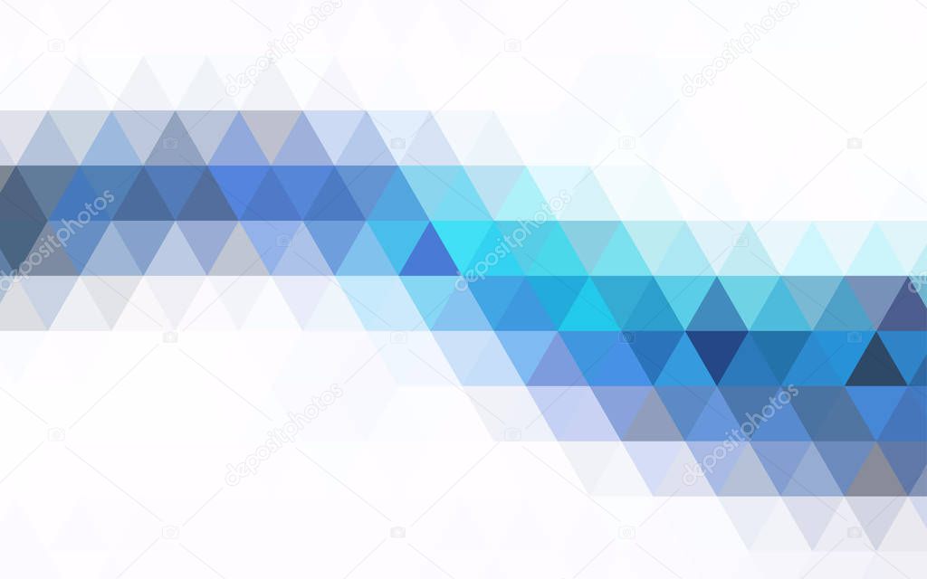 Dark Blue, Red vector polygonal pattern. Modern geometrical abstract illustration with gradient. The elegant pattern can be used as part of a brand book.