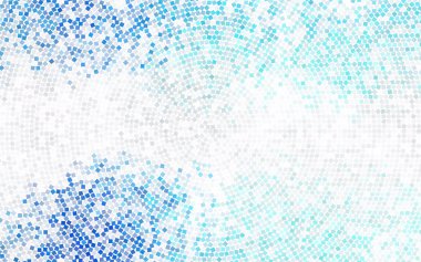 Dikdörtgenler ve kareler ışık mavi vektör arka plan. Stil yorgan ve battaniye. Geometrik dikdörtgen desen. Dikdörtgen şekiller ile yinelenen desen.