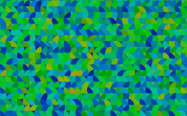 Açık mavi, daireler ile soyut desen vektör yeşil. Geometri iş tasarım şablonu. Arka plan ile renkli küreler.