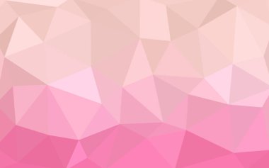 Üçgen oluşur hafif pembe vektör Çokgen çizim. Üçgen tasarım işiniz için. Yaratıcı geometrik arka plan gradyan ile Origami tarzında