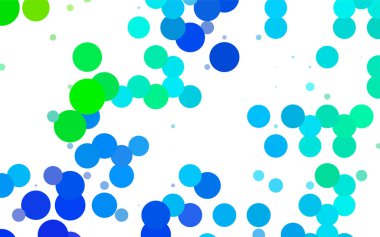 Koyu mavi vektör kırmızı geometrik daireler, şekiller. Renkli mozaik pankart. Renkli disklerle Geometrik arkaplan.