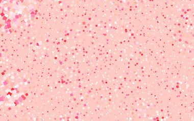 Işık kırmızı vektör modern geometrik arka plan. Soyut şablonu. Gradyan ile kare tarzda geometrik desen.