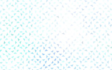 Işık BLUE vektörü soyut renkli arkaplan, üçgenlerden oluşur. Beyaz arkaplanda renkli üçgenler olan desen.