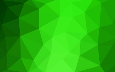 Açık yeşil vektör modern geometrik soyut arkaplan. Doku, yeni bir arka plan. Origami tarzında gradyan ile Geometrik arkaplan. 