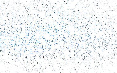 Hafif mavi vektör şekilleri geometrik çevrelerin, kırmızı desen. Renkli mozaik afiş. Renkli diskler ile geometrik arka plan.
