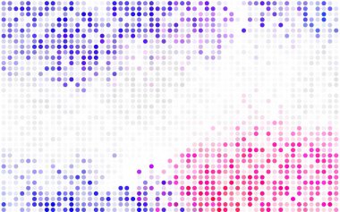 Koyu mavi, yeşil daireler ile soyut desen vektör. Geometri iş tasarım şablonu. Arka plan ile renkli küreler.