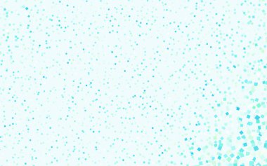 Açık mavi vektör deseni. Yepyeni bir dikdörtgen şablon. Parlak geometrik örnek. Tema dikdörtgen şekillerle tekrarlanıyor. Tasarımınız için doku.