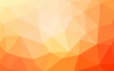 Işık turuncu vektör modern geometrik arka plan. Doku, yeni arka plan. Geometrik arka plan gradyan ile Origami tarzında. 