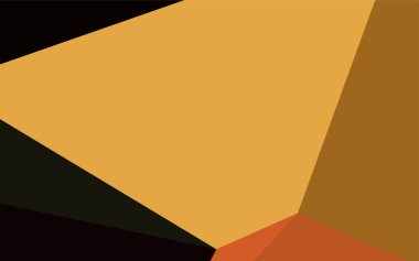 Koyu turuncu vektör düşük poli şablonu. Tamamen yeni bir renk illüstrasyon belirsiz bir tarzda. İş tasarımınız için tamamen yeni bir şablon.