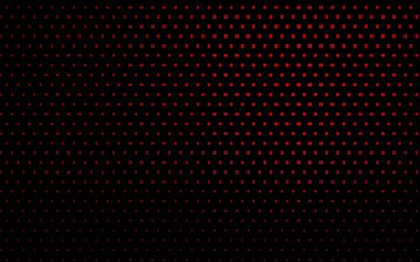 Çevrelerinde oluşur koyu kırmızı vektör çizim. İşiniz için noktalı gradyan teması. Renkli noktalar ile noktalı resim tarzında yaratıcı geometrik arka plan.