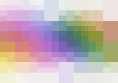 Işık Multicolor vektör arka plan dikdörtgenler ve kareler. Stil Patchwork ve yorgan. Geometrik örnek. Dikdörtgen şekiller ile rutin yinelenen.