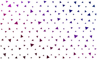 Koyu mavi, kırmızı renkli arka plan, hangi üçgen oluşur vektör. Desen beyaz arka plan üzerinde renkli üçgen ile.
