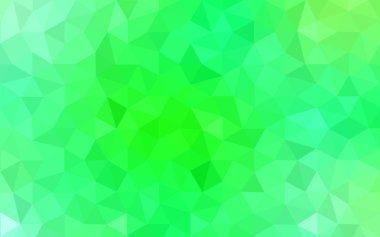 Açık yeşil, sarı vektör düşük Poli kristal arka plan. Çokgen tasarım deseni. Düşük Poli illüstrasyon, düşük çokgen arka plan.