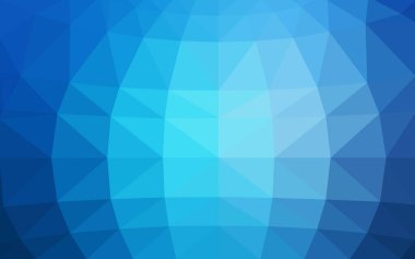 Hafif BLUE vektör bulanık arkaplan tasarımı. Origami tarzında gradyan ile Geometrik arkaplan. 