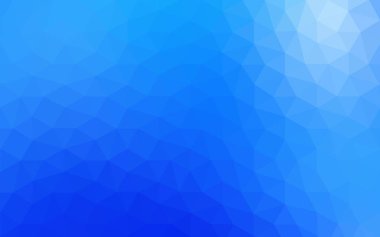 Mavi vektör çokgen çizim, hangi üçgen oluşur ışık. Üçgen desen iş tasarımınız için. Geometrik arka plan gradyan ile Origami tarzında. 