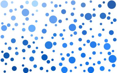 Hafif BLUE vektör bayrakları. Daireler, küreler. Soyut noktalar. Renkli gradyan ile yarım ton biçiminde baloncukların sanat arkaplanı.