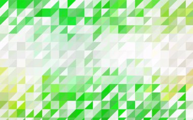 Beyaz zemin üzerinde küçük üçgenlerin koyu mavi vektörü. Üçgenlerin soyut dokusunun tasviri. Pankart, poster ve kapak için desen tasarımı.