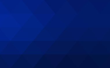 DARK BLUE vektörü düşük polimer kristal arkaplan. Çokgen tasarım modeli. Düşük poligon çizimi, düşük çokgen arkaplan.