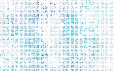 Dikdörtgenler ve kareler ışık mavi vektör arka plan. Stil yorgan ve battaniye. Geometrik dikdörtgen desen. Dikdörtgen şekiller ile yinelenen desen.