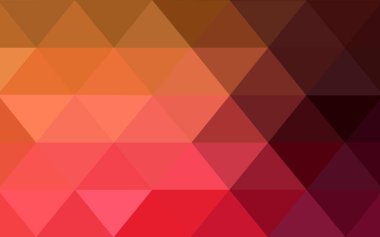 Koyu kırmızı, sarı vektör soyut poligonal arka plan dokulu. Bulanık üçgen tasarım. Desen arka plan için kullanılabilir.