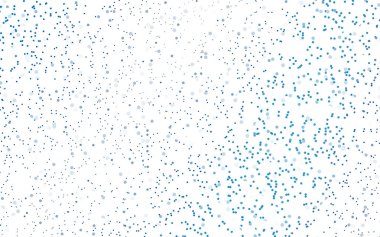 Çemberlerden oluşan hafif BLUE vektör çizimi. İşiniz için noktalı gradyan tasarımı. Renkli benekli yarım ton biçiminde yaratıcı geometrik arkaplan.