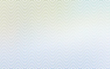 Açık mavi, yeşil daireler, noktalar kümesi ile vektör kırmızı başlık. Çörek arka plan. Yaratıcı tasarım şablonu. Teknolojik noktalı resim illüstrasyon.