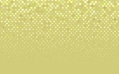 Kırmızı ışık sarı vektör afiş daireler, noktalar kümesi ile. Çörek arka plan. Yaratıcı tasarım şablonu. Teknolojik noktalı resim illüstrasyon.