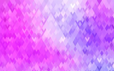Işık mor, pembe vektör düşük poli arka plan. Bir örnek ile bir çokgen çizmek. Kareler tekrarlayan olan çokgen stilini çizimde