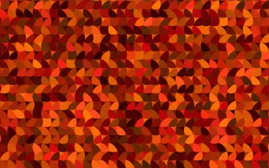 Koyu kırmızı vektör desen renkli küreler ile. Noktalı resim tarzında beyaz arka plan üzerinde daireler yinelenen geometrik örnek.