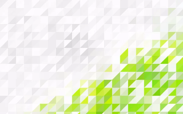 Hellgrüner Roter Vektor Aus Kleinen Dreiecken Auf Weißem Hintergrund Illustration — Stockvektor