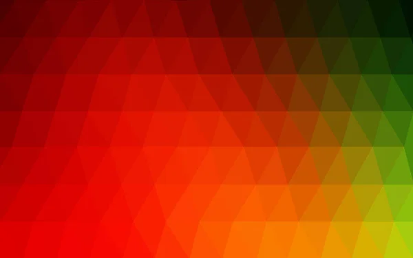 Fond Polygonal Texturé Abstrait Vecteur Multicolore Foncé Design Triangle Flou — Image vectorielle