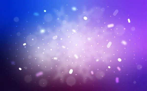Gabarit Vectoriel Avec Flocons Glace Illustration Colorée Brillante Avec Neige — Image vectorielle