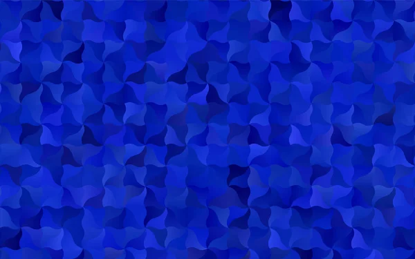 Dunkelblaues Vektor Gebogenes Muster Verschwommenes Geometrisches Muster Mit Farbverlauf Das — Stockvektor