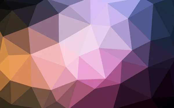 Σκούρο Ροζ Κίτρινο Διάνυσμα Φόντο Θολή Τριγωνική Σχεδίαση Γεωμετρικό Υπόβαθρο — Διανυσματικό Αρχείο