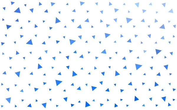 Luz Blue Vetor Abstrato Fundo Colorido Que Consistem Triângulos Padrão — Vetor de Stock