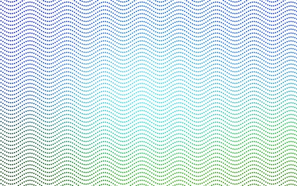 Bleu Clair Bannière Vectorielle Verte Avec Cercles Sphères Des Endroits — Image vectorielle