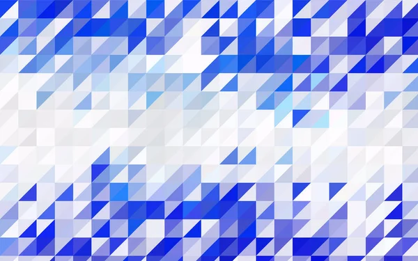 Light Blue Vektor Abstrakten Bunten Hintergrund Der Aus Dreiecken Bestehen — Stockvektor