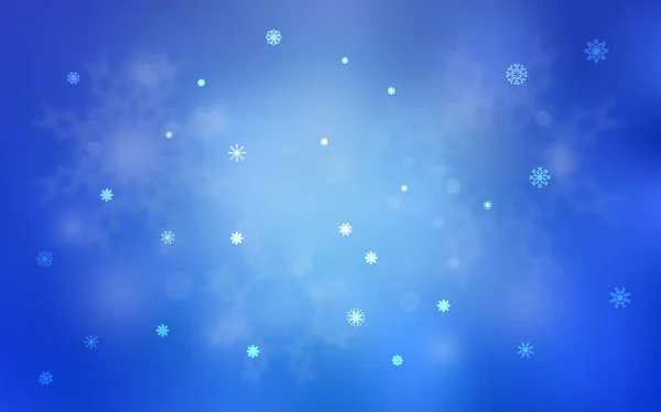 Φως Μπλε Διάνυσμα Πρότυπο Νιφάδες Πάγου Σύγχρονα Γεωμετρικά Αφηρημένη Εικονογράφηση — Διανυσματικό Αρχείο
