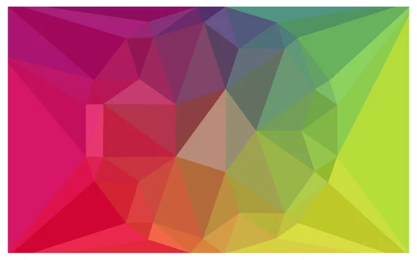Luz Multicolor Vetor Poligonal Ilustração Que Consistem Triângulos Com Uma — Vetor de Stock