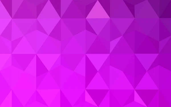 Light Purple Vector Low Poly Crystal Background Polygon Design Pattern — Stock Vector