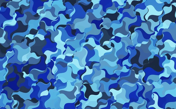 Vecteur Bleu Clair Motif Flou Illustration Tordue Brillante Dans Tout — Image vectorielle