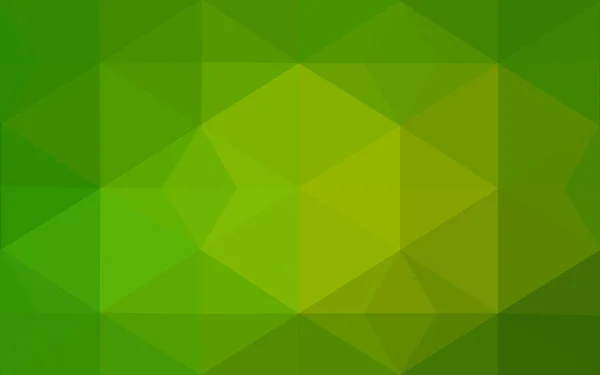 Světle Zelená Vektor Rozmazané Trojúhelník Pozadí Design Geometrické Pozadí Stylu — Stockový vektor