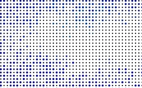 Light Blue Vektor Modernen Geometrischen Kreis Abstrakten Hintergrund Gepunktete Texturvorlage — Stockvektor