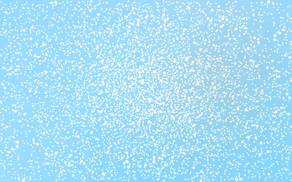 Luz Azul Vector Bajo Fondo Cristal Poli Con Copos Nieve — Vector de stock