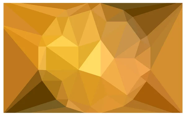 가벼운 노란색 다각형 센터에 삼각형을 이루어져 귀하의 비즈니스에 다이아몬드의 디자인 — 스톡 벡터
